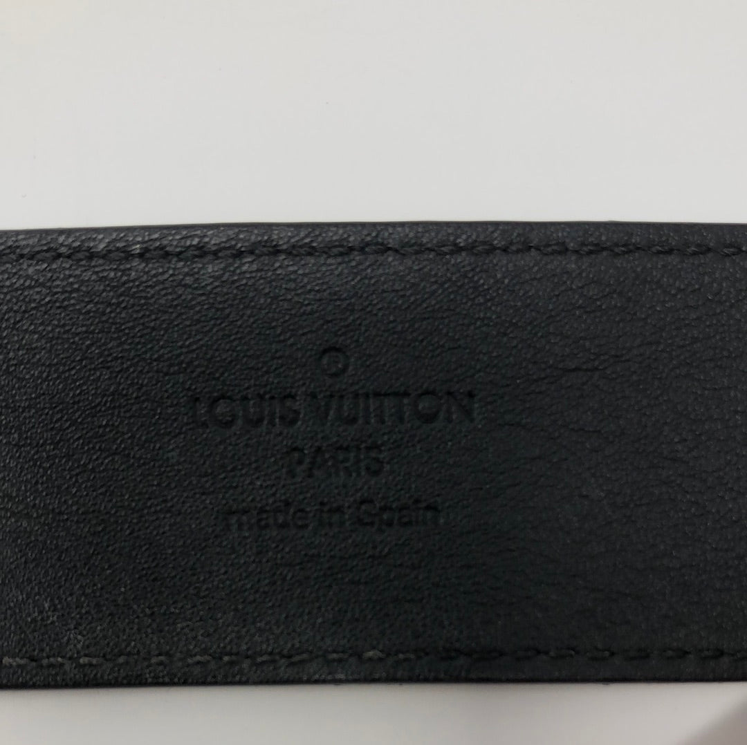 Black Louis Vuitton Supreme Belt