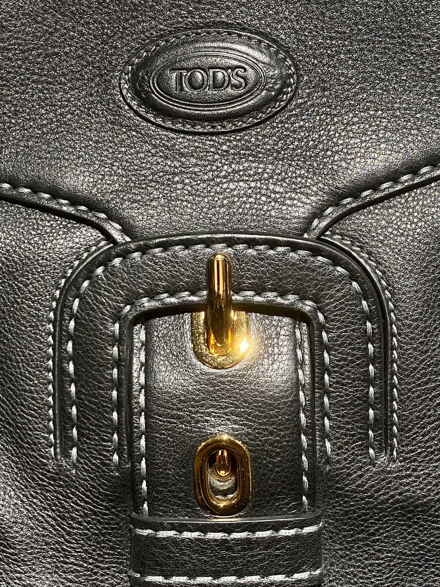 ショルダーバッグ・ポシェット Tod'S Shoulder Bags Black TOD'S トッズ ショルダーバッグ T TIMELESS Tタイムレス Micro