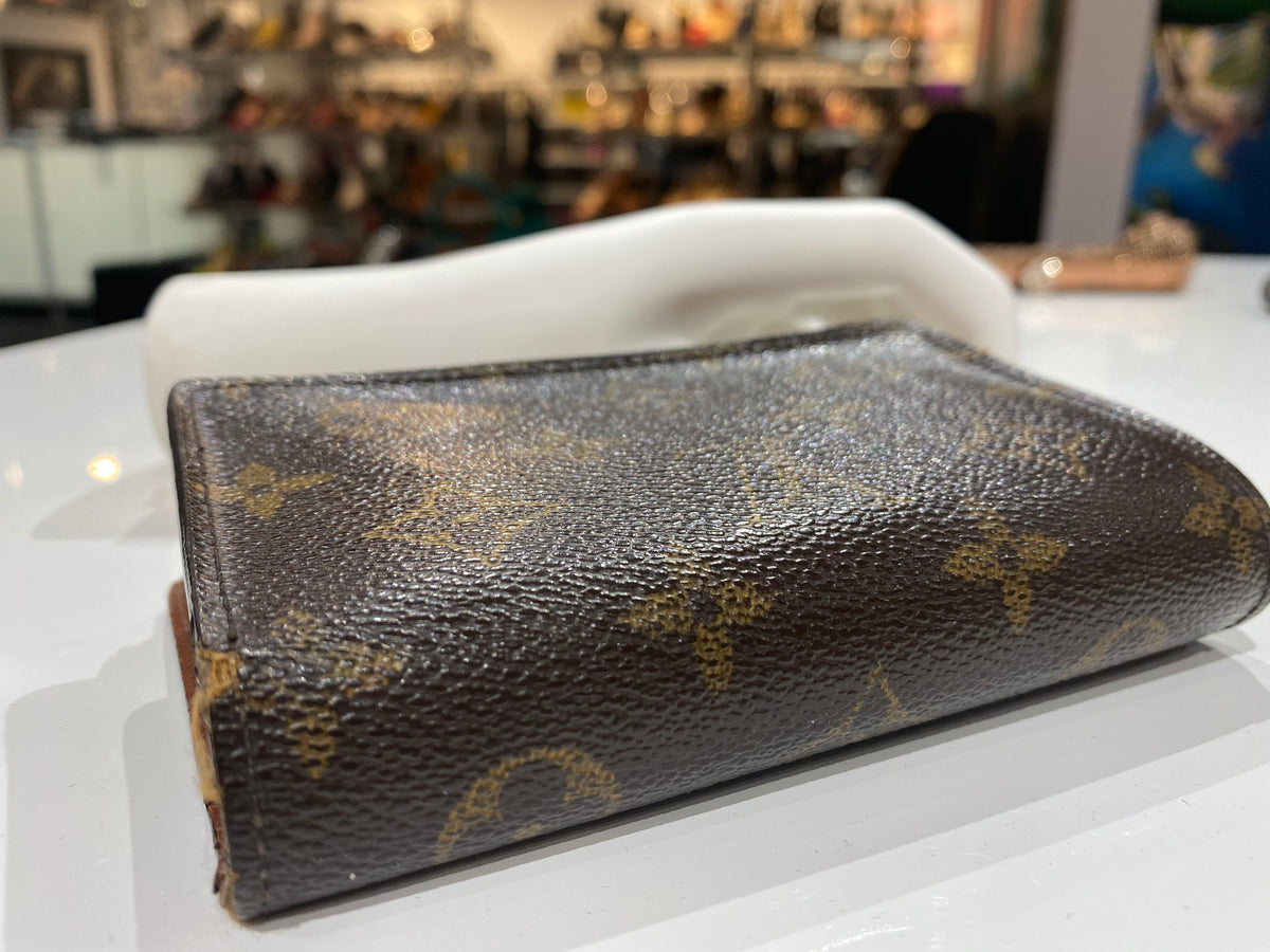Louis Vuitton Monogram French Purse Wallet w/ Box For Sale at 1stDibs