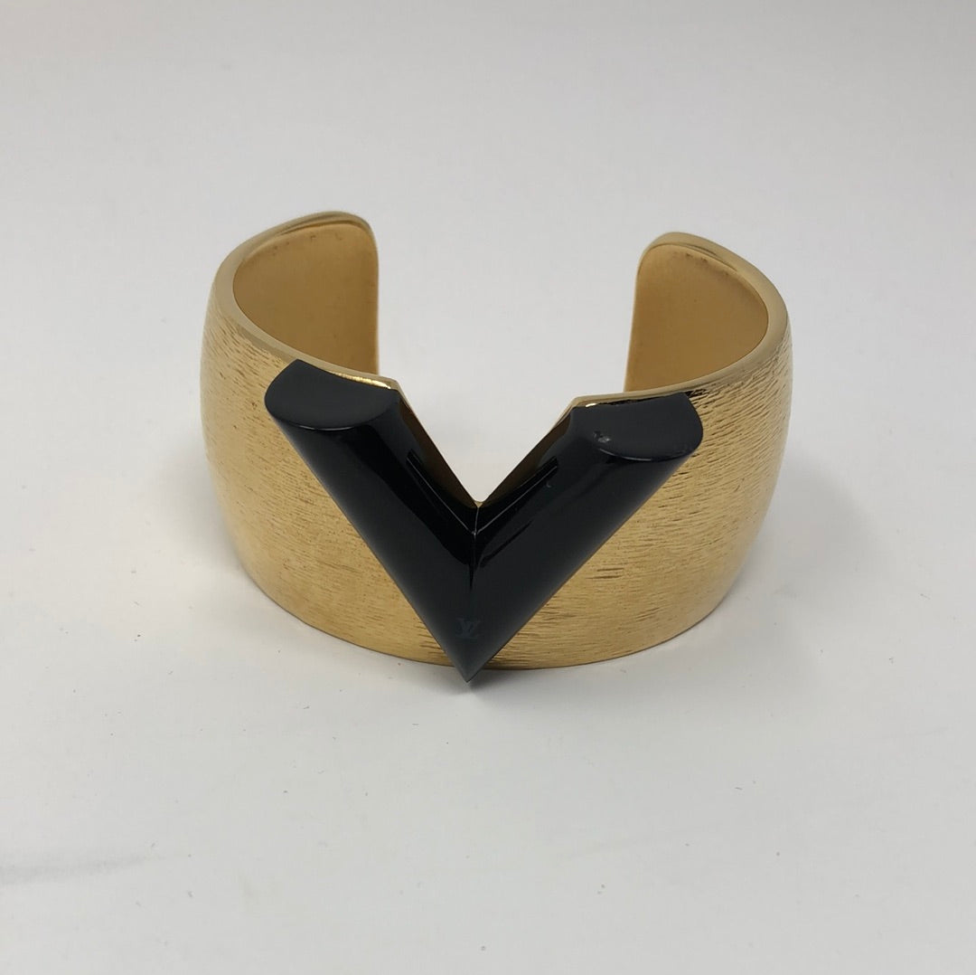 Pre-owned Louis Vuitton Essential V Bracelet In Silver