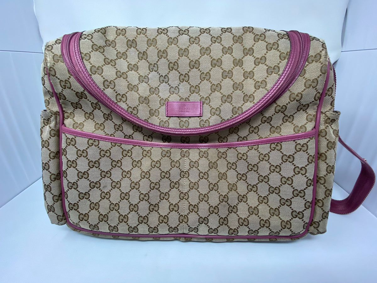 Gucci Girls GG Canvas Diaper Bag – The Hangout