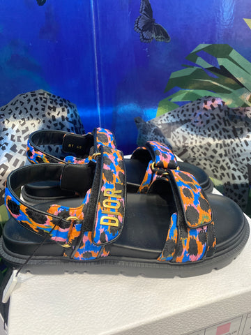 Christian Dior MIZZA Multicolor DIORACT Sandals