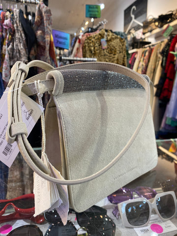 Brunello Cucinelli Suede Flap Bag