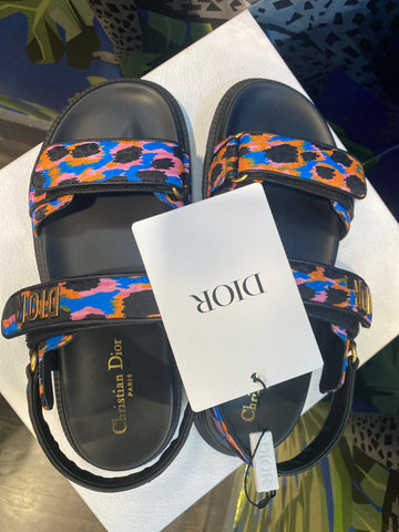 Christian Dior MIZZA Multicolor DIORACT Sandals