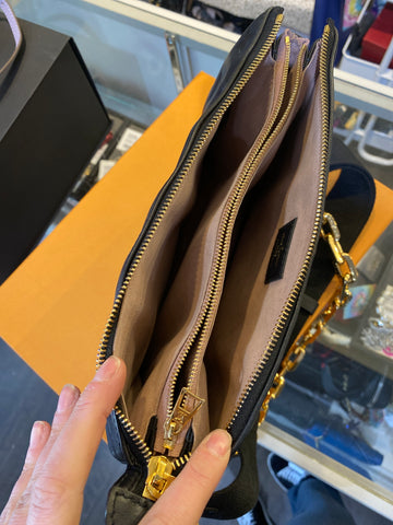 Louis Vuitton Black Coussin PM Gold Hardware