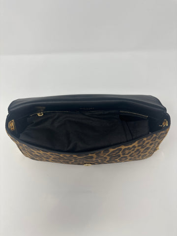 YSL Leopard KATE 99 Flap Bag with Gold YSL TASSEL Closure