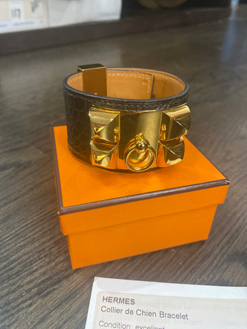 Hermes Collier de Chien Bracelet