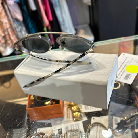 Christian Dior Slate Grey Sunnies with Tortoise Grey Plastic Arms