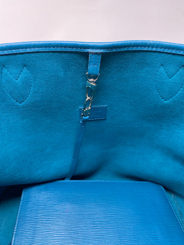 Louis Vuitton Teal Epi Leather MM Neverfull