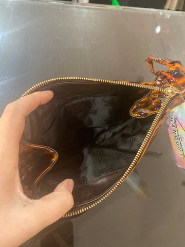 Vintage: Gucci Hysteria Clutch in Patent Tortoise Shell