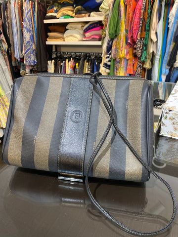 Vintage: Fendi Striped Crossbody Bag
