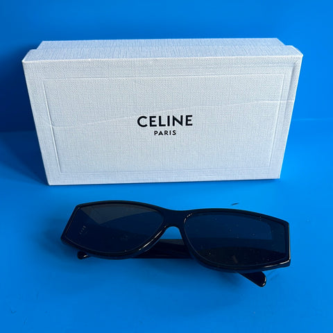 CELINE Black Triomphe Rectangle Black