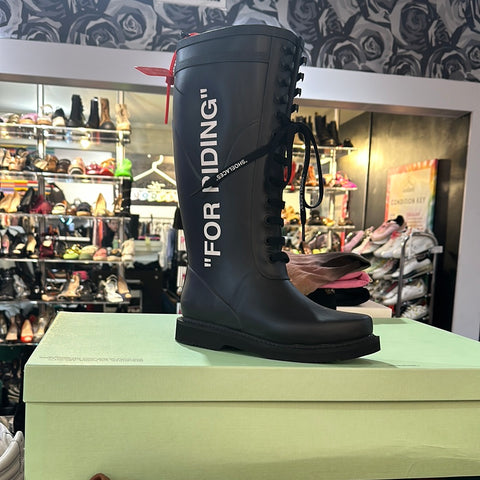 OFF-WHITE Black Rubber 