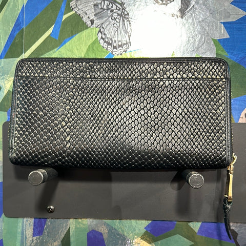 Cole Haan Black Zip around Wallet