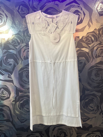 See By Chloe White Cotton Dress