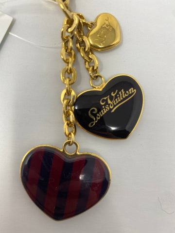 Louis Vuitton Triple Heart Charm