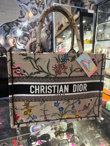 Christian Dior Floral Medium Book Tote