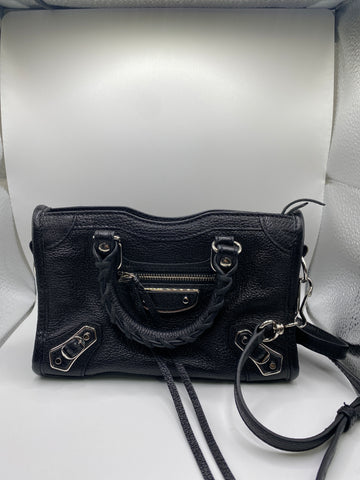 Balenciaga Black Le Cagole Nano Duffle Bag