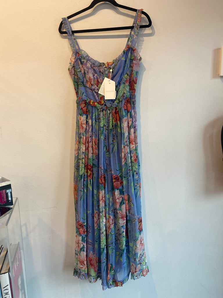 Zimmermann Cornflower Bellitud Jumpsuit