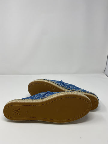 Louis Vuitton Denim Monogram Espadrille