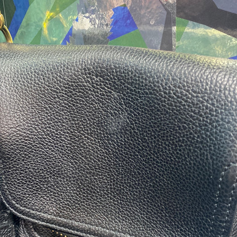 Tom Ford Black Leather and Suede Jennifer Mini Grained Crossbody Bag