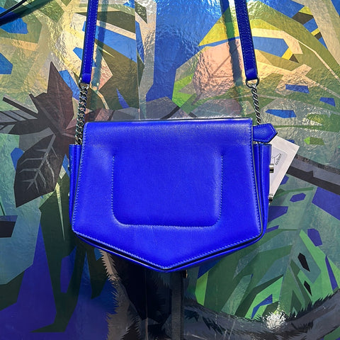 Jimmy Choo Cobalt Blue Crossbody Leather 'ARROW' Handbag