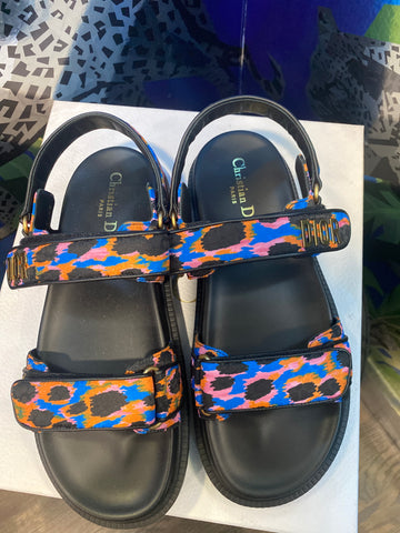 Christian Dior MIZZA Multicolor DIORACT Sandals