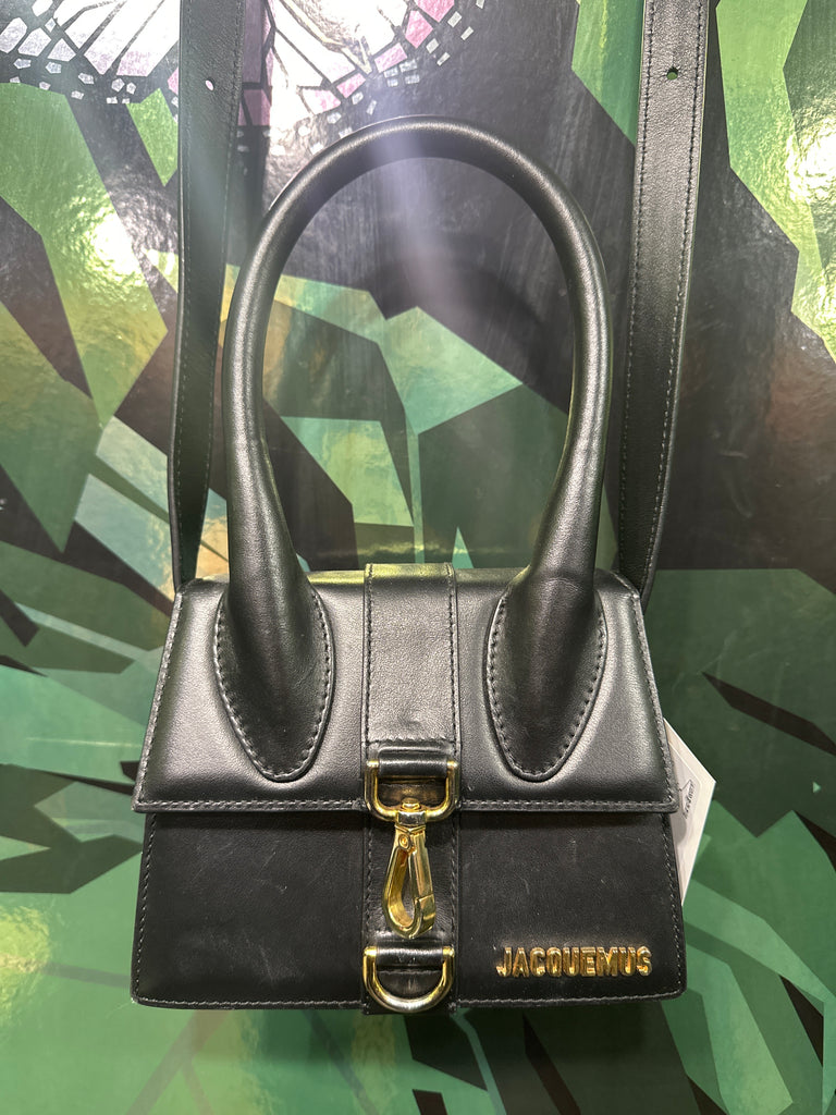 JACQUEMUS Black le Chiquito montagne moyen Top Handle Shoulder Bag
