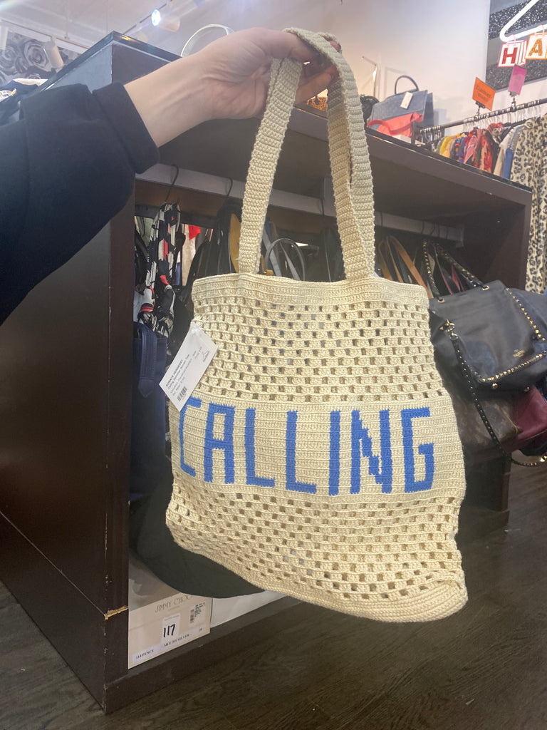 SORAYA HENNESSY Calling Summer Woven Tote