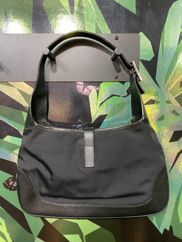 Vintage: Gucci GG Supreme Fabric and Leather Jackie Bag