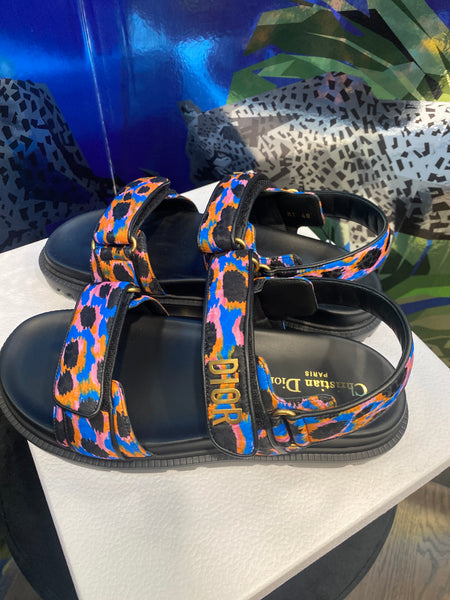 Christian Dior MIZZA Multicolor DIORACT Sandals