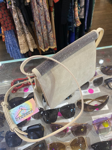 Brunello Cucinelli Suede Flap Bag