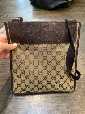 Vintage: Gucci GG Supreme Rectangle Flat Crossbody Bag