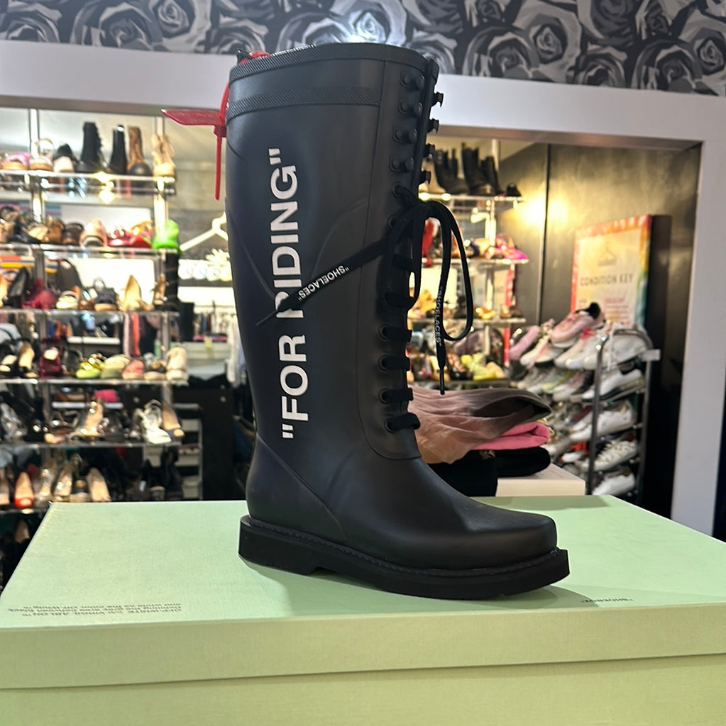 OFF-WHITE Black Rubber 