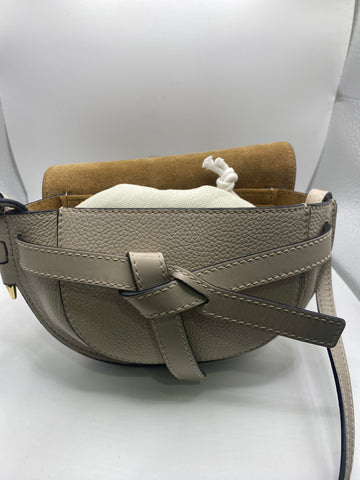 Loewe Gate Dual Mini Bag in Ghost Ivory