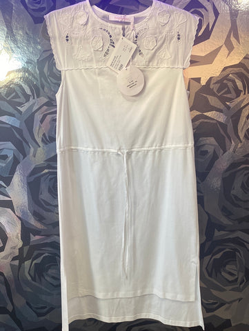 See By Chloe White Cotton Dress