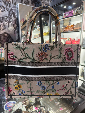 Christian Dior Floral Medium Book Tote