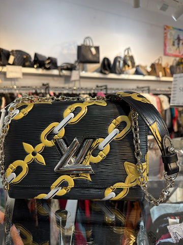 Louis Vuitton Epi Leather Twist Chain Handbag