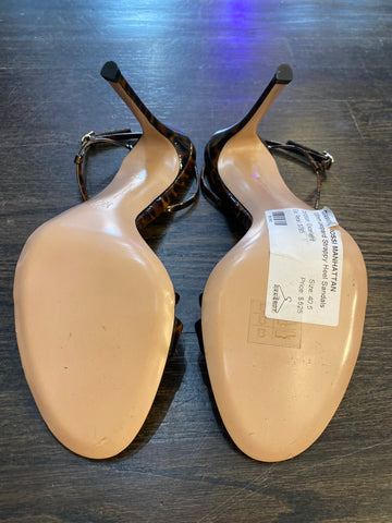 Gianvito Rossi Manhattan 120mm Leopard Strappy Heel Sandals