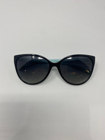 Tiffany & Co. Black Cateye Sunnies with Gems on the eye