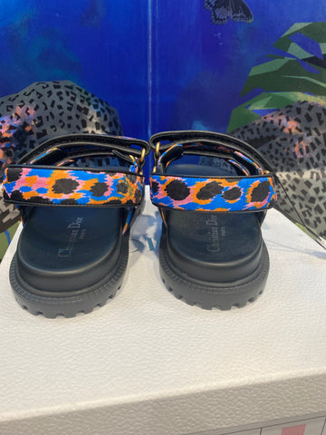 Christian Dior MIZZA Multicolor DIORACT Sandals