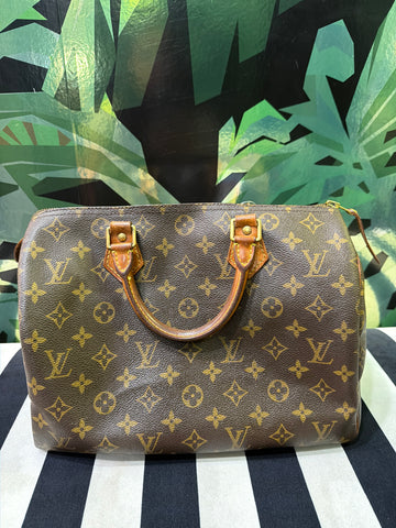 Vintage: Louis Vuitton Speedy 30 with Lock/Key