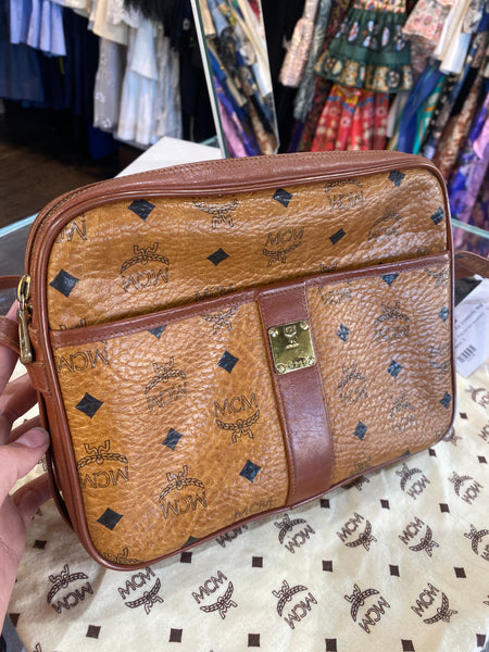 Vintage: MCM Classic Top Zip Crossbody Bag