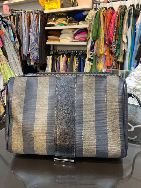 Vintage: Fendi Striped Crossbody Bag