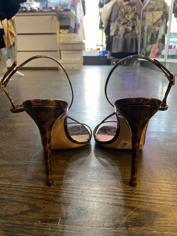 Gianvito Rossi Manhattan 120mm Leopard Strappy Heel Sandals