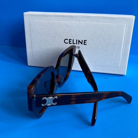 Celine Triomphe Large Totoise Shell Sunnies
