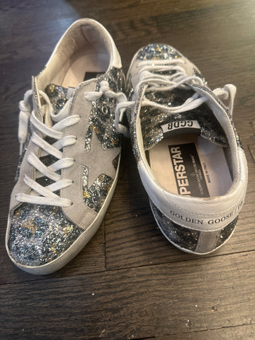 Golden Goose Superstar Camop Sequin Sneakers