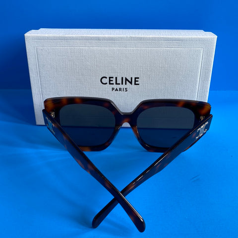 Celine Triomphe Large Totoise Shell Sunnies