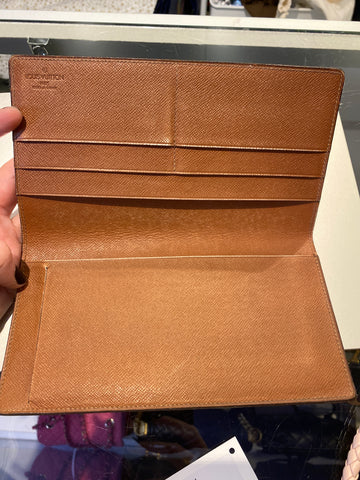VINTAGE: Louis Vuitton Long Monogram Slim Wallet