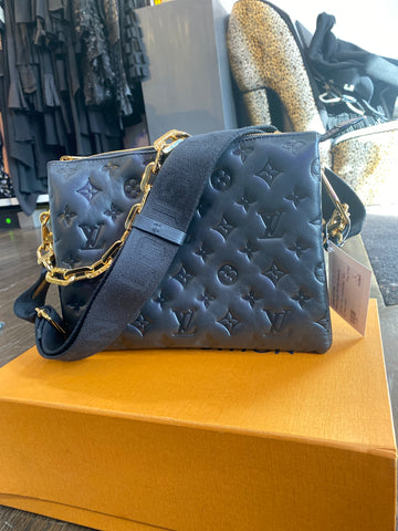 Louis Vuitton Black Coussin PM Gold Hardware